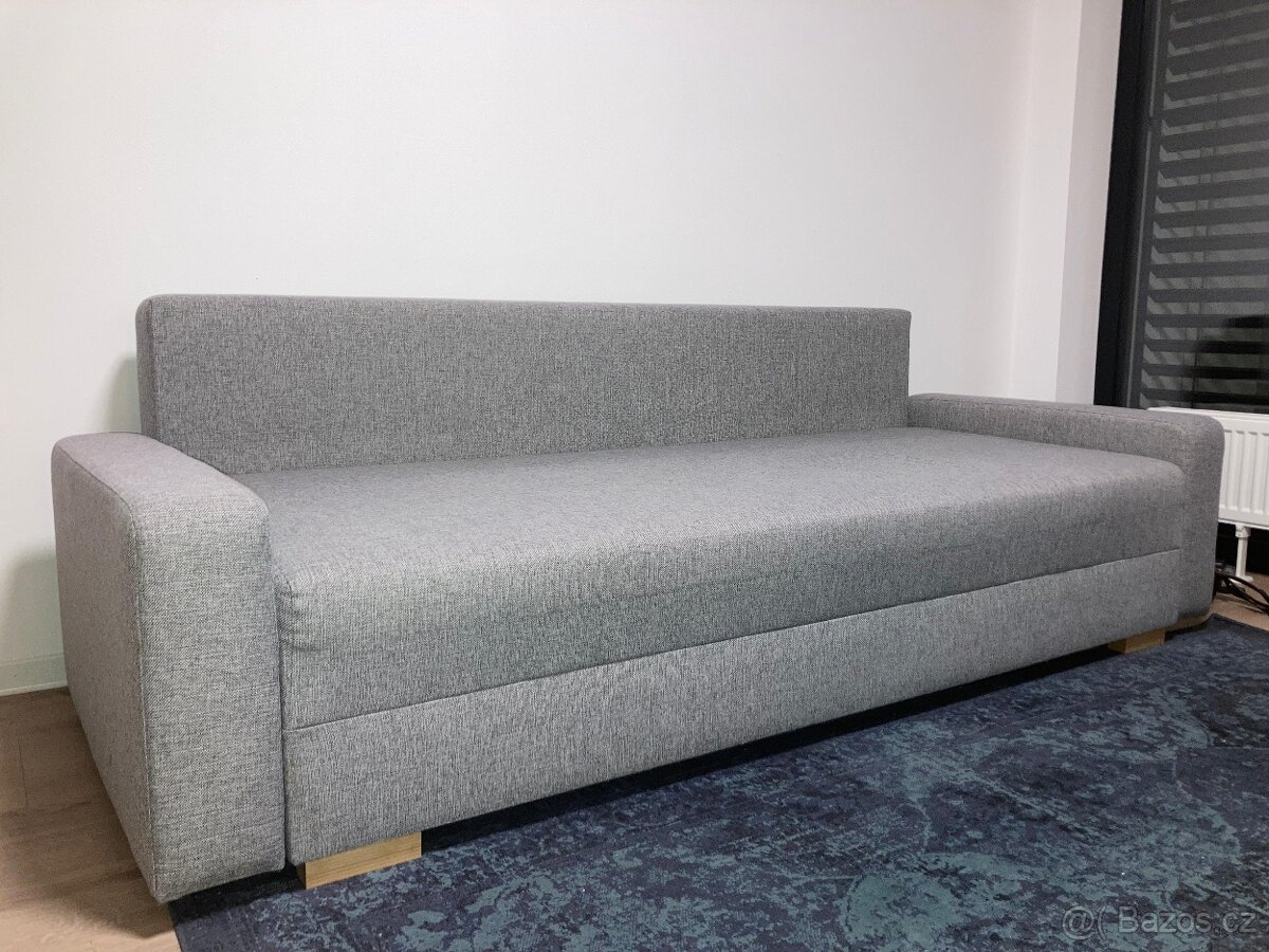 3 v 1, rozkládací pohovka s postelí, šatní skříň, postel - 4