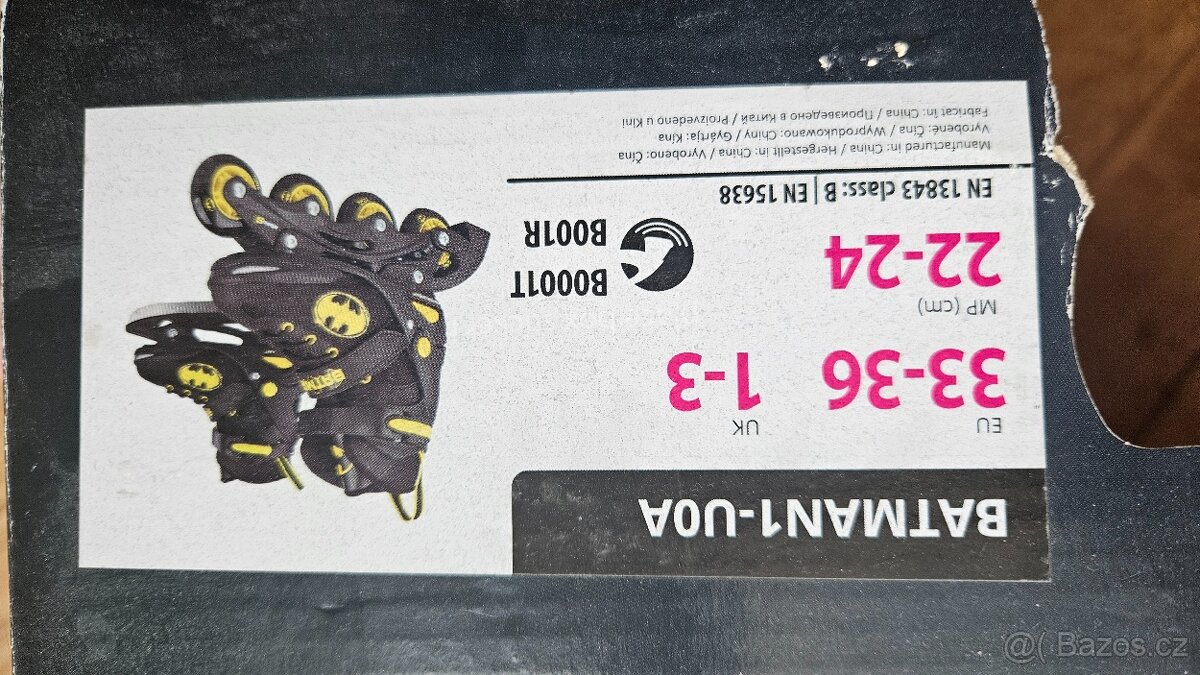 Dětské brusle; zvětšovací, 33-36 - 4