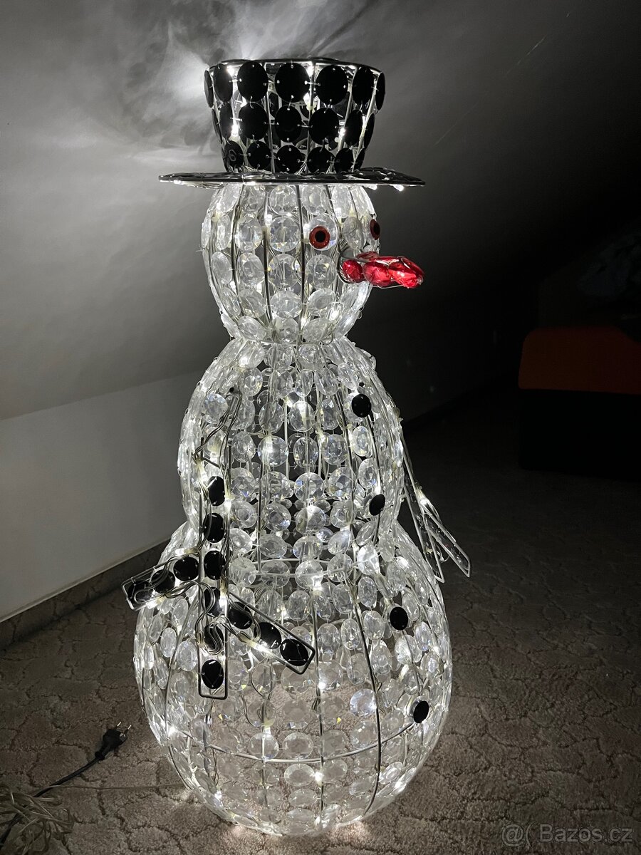 Vánoční dekorace sněhulák - 4