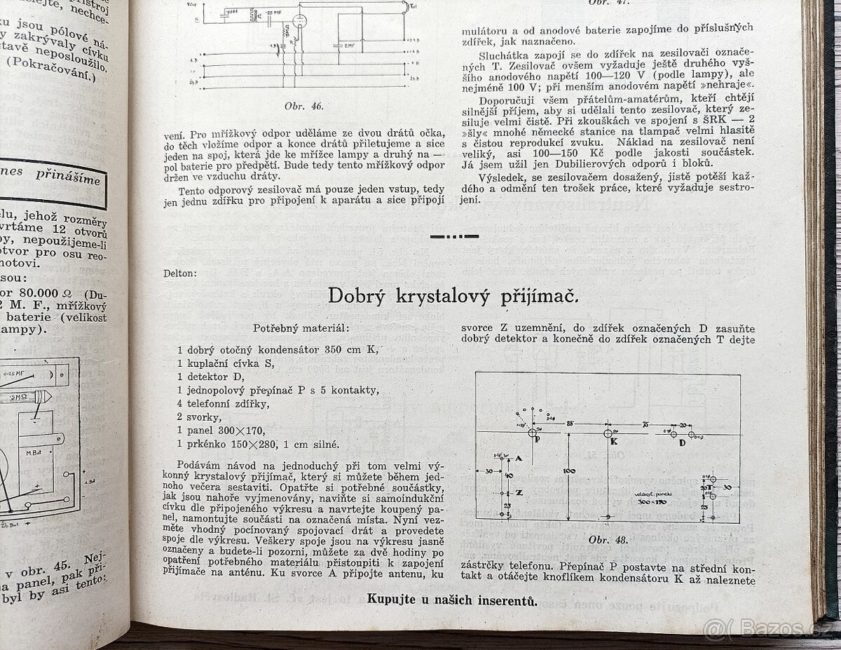 Časopisy ČESKOSLOVENSKÝ RADIOSVĚT, 1. ročník, rok 1927 - 4