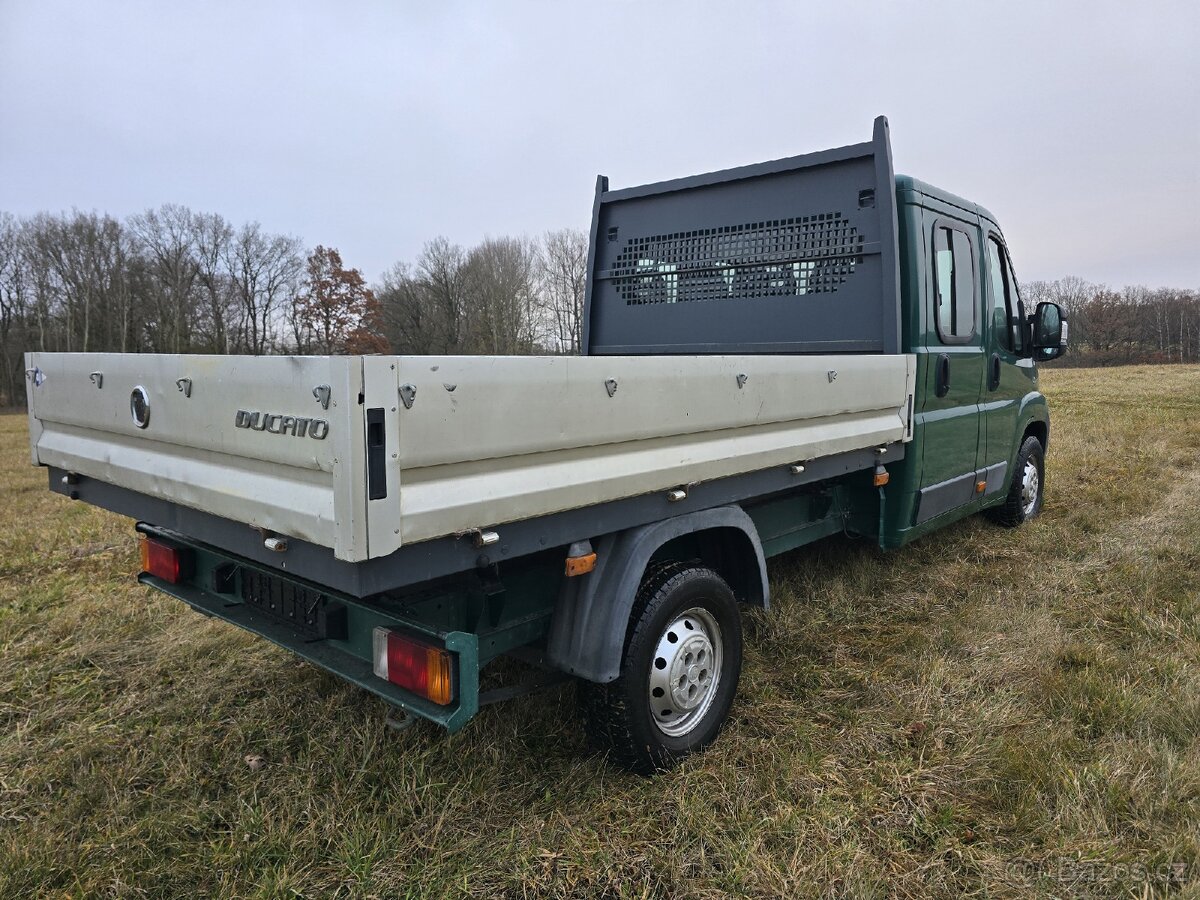 Fiat ducato 2.3jtd valník 7 míst 109 000km MAXI - 4