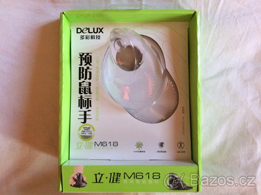 Ergonomická myš Delux M618 - 4