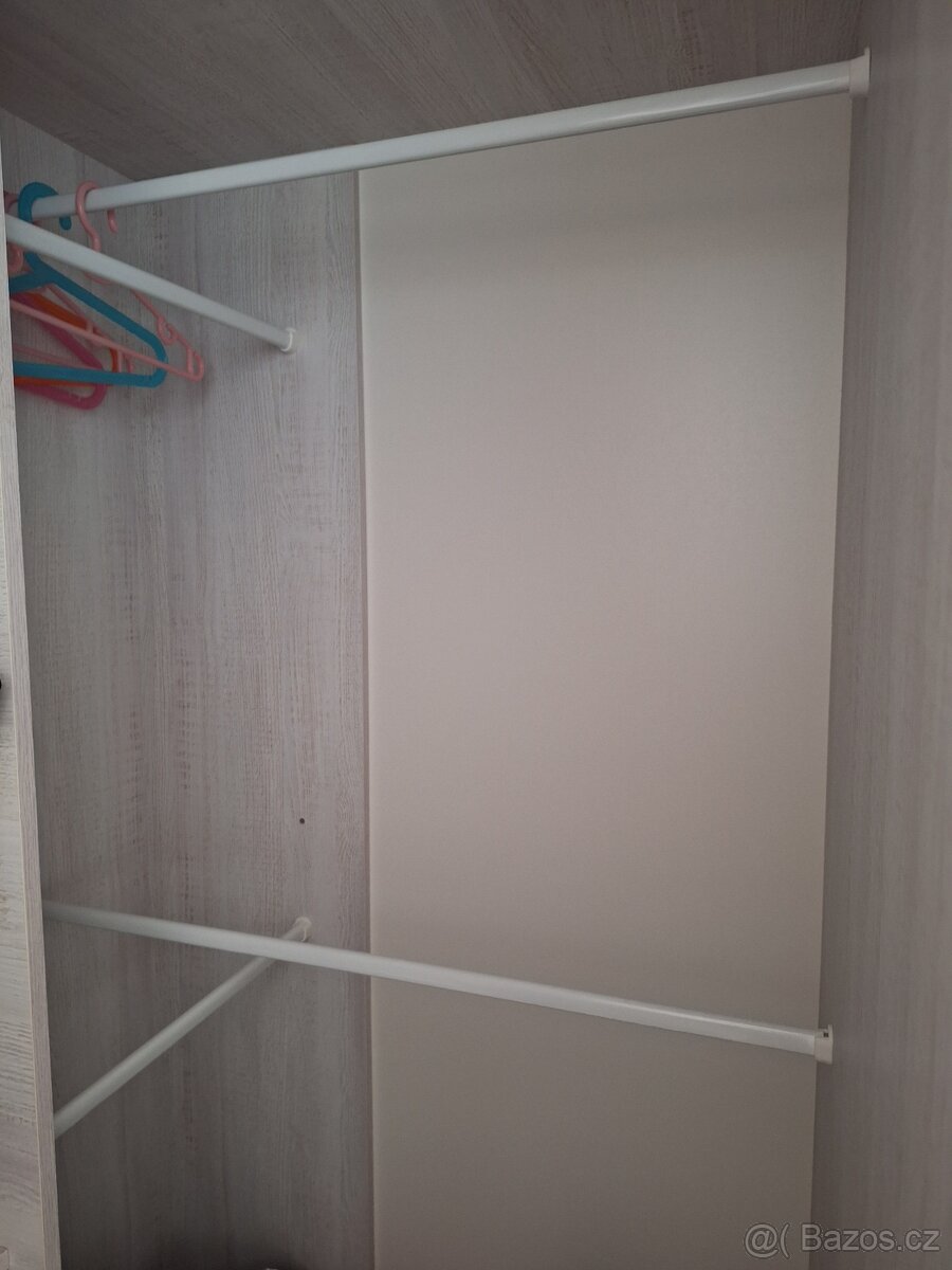 Rohová šatní skříň 2ks - 4