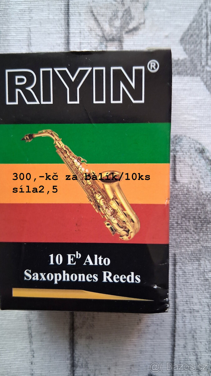 Plátky na klárinet a saxofon - 4