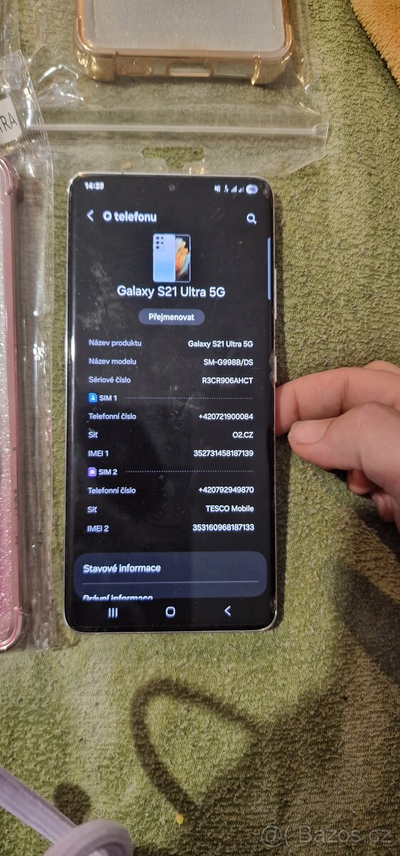 Samsung s21 ultra 12 gb/256 gb plus několik krytů - 4