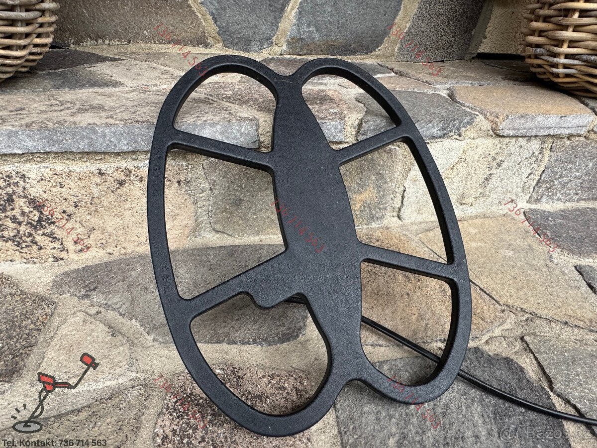 Detektor kovů cívka Detech S.E.F 38x30 cm pro Garrett - 4