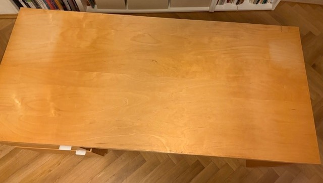 Psací stůl IKEA Malm (bříza) - 4