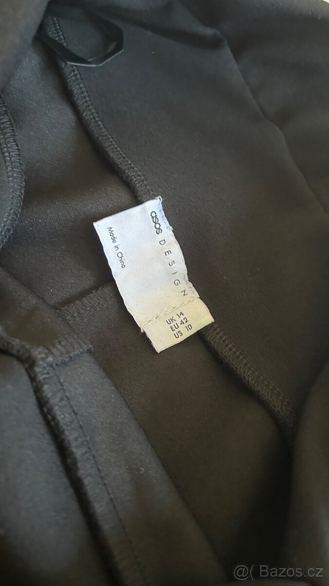 Černý set sako + kalhoty - 4