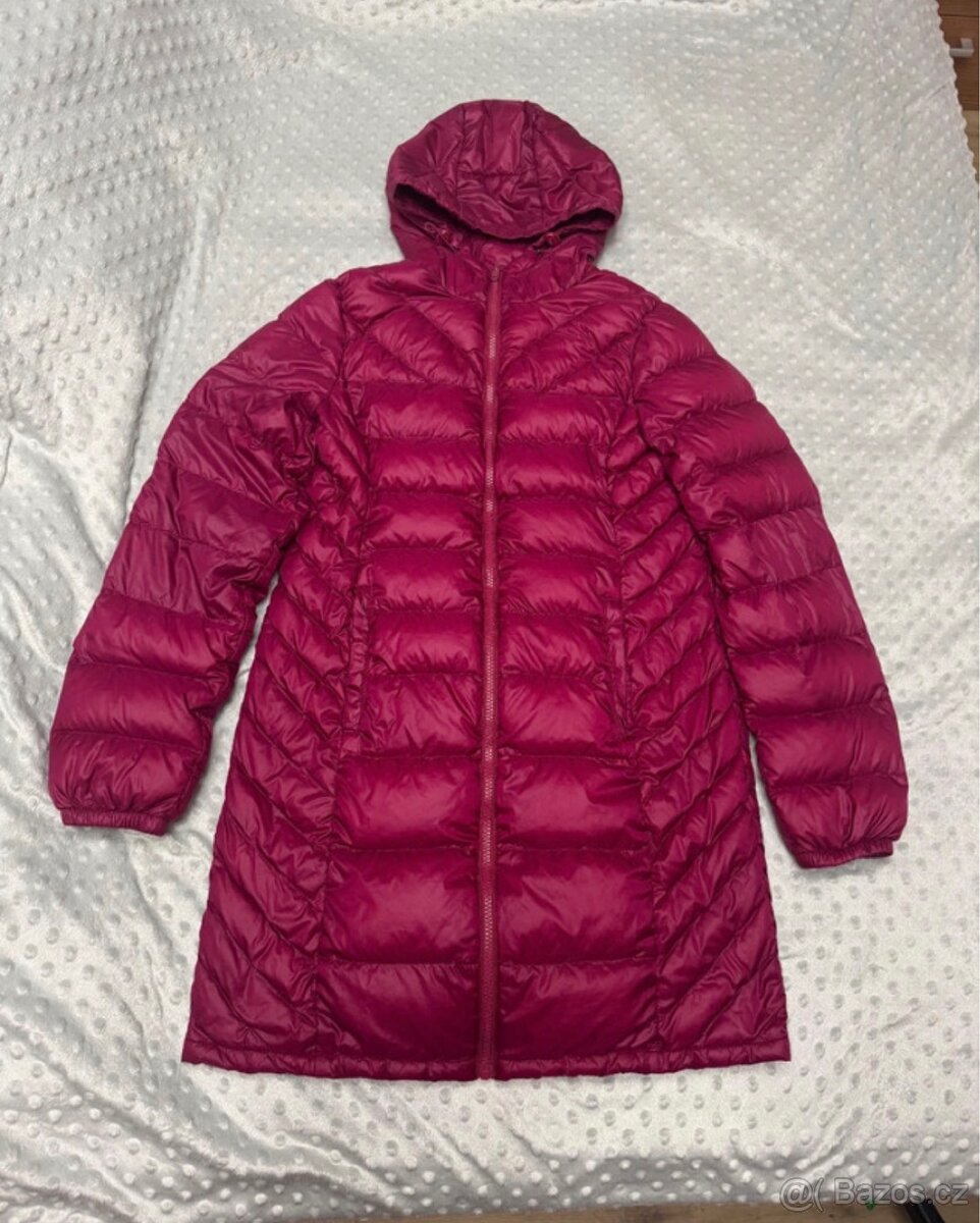 Dámský ultralehký tenký péřový kabát S-M - 4