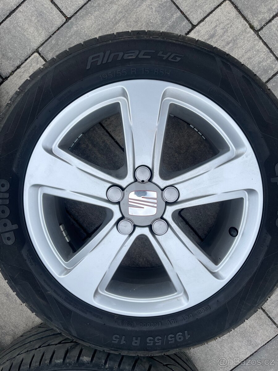 4x kola 195/55 r15, 5x100 - 4