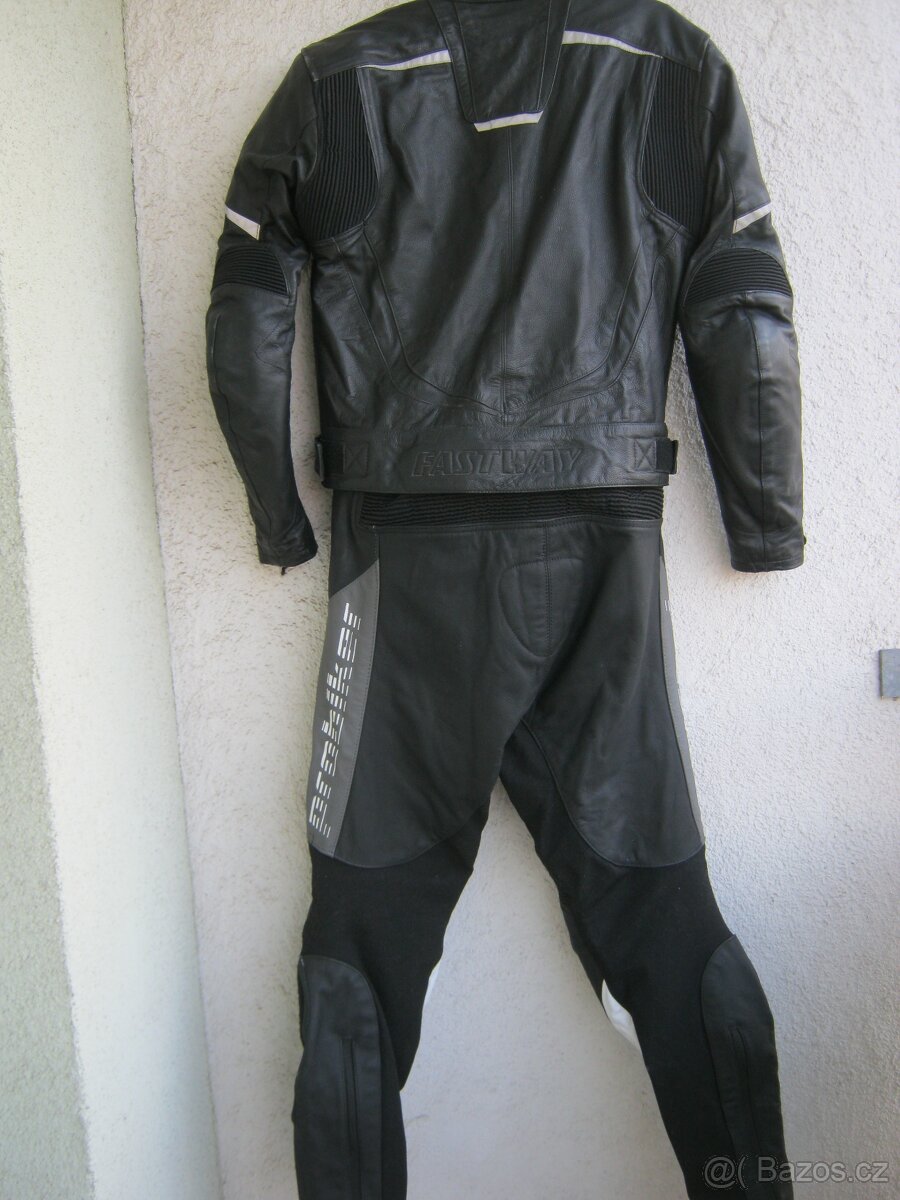 Dvoudílná kožená kombinéza vel.M (48-50) - 4