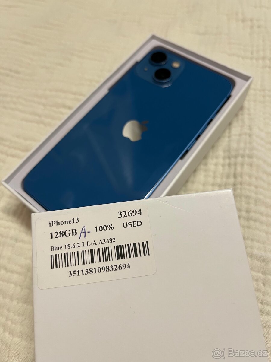 iPhone 13, 128 GB, modrý - 4