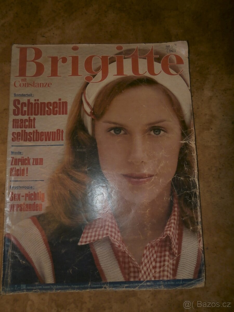 časopisy v němčině BRIGITTE z roku 1974 - 4