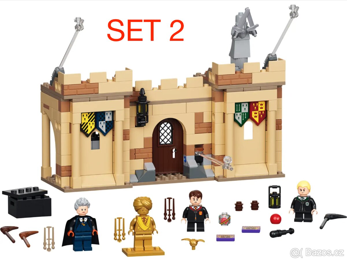 Harry Potter stavebnice 4 + figúrky - typ lego - nové - 4