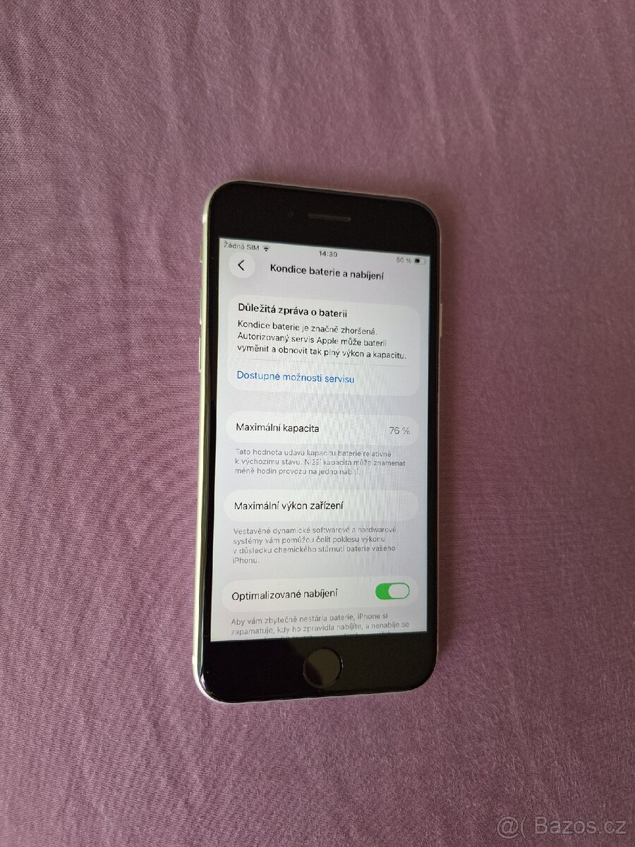 iPhone SE 2020 256GB bílý
- 4