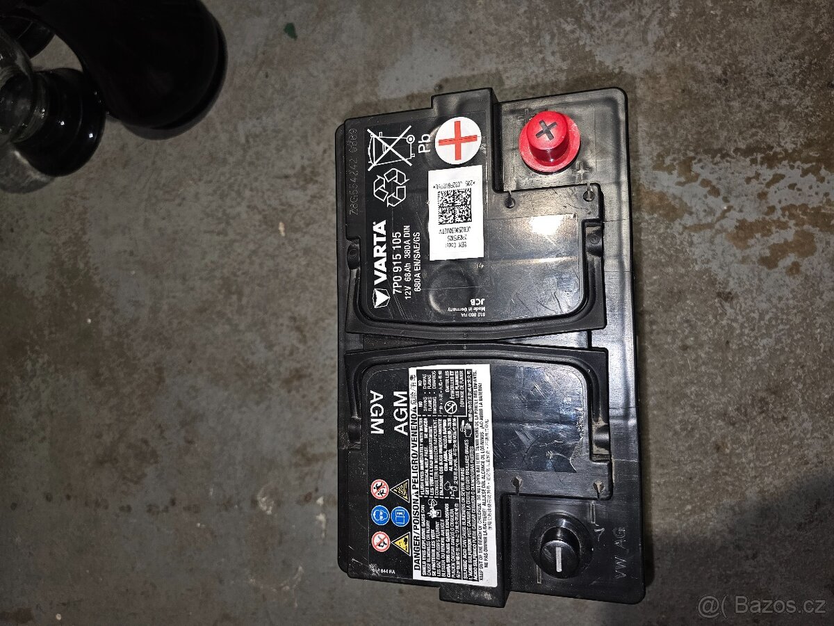 Autobaterie Varta STOP/START AGM 12V 68Ah 380A - 4