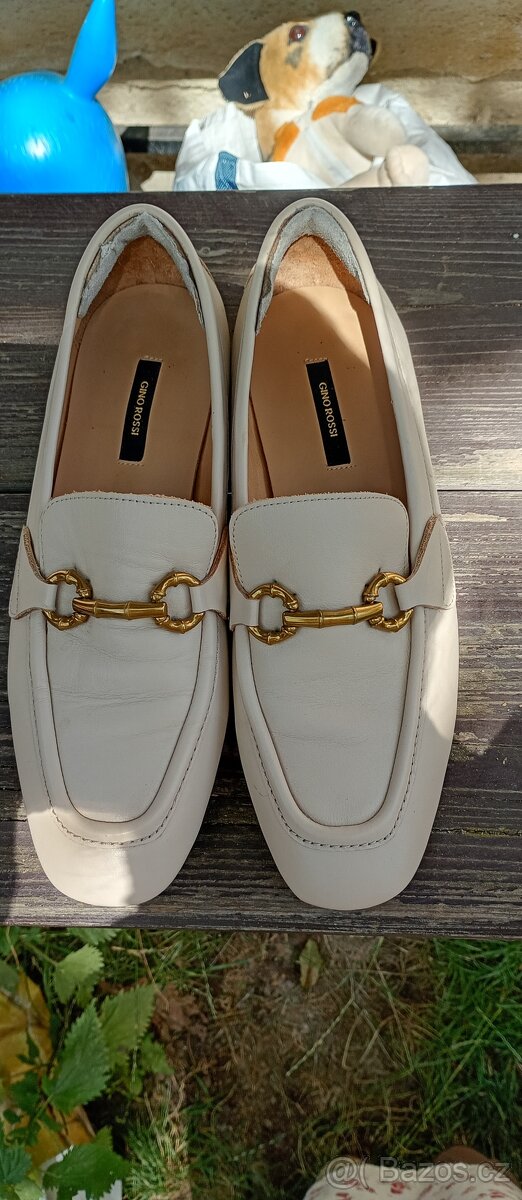 Kozene mokasiny Ginno rossi 41 - 4