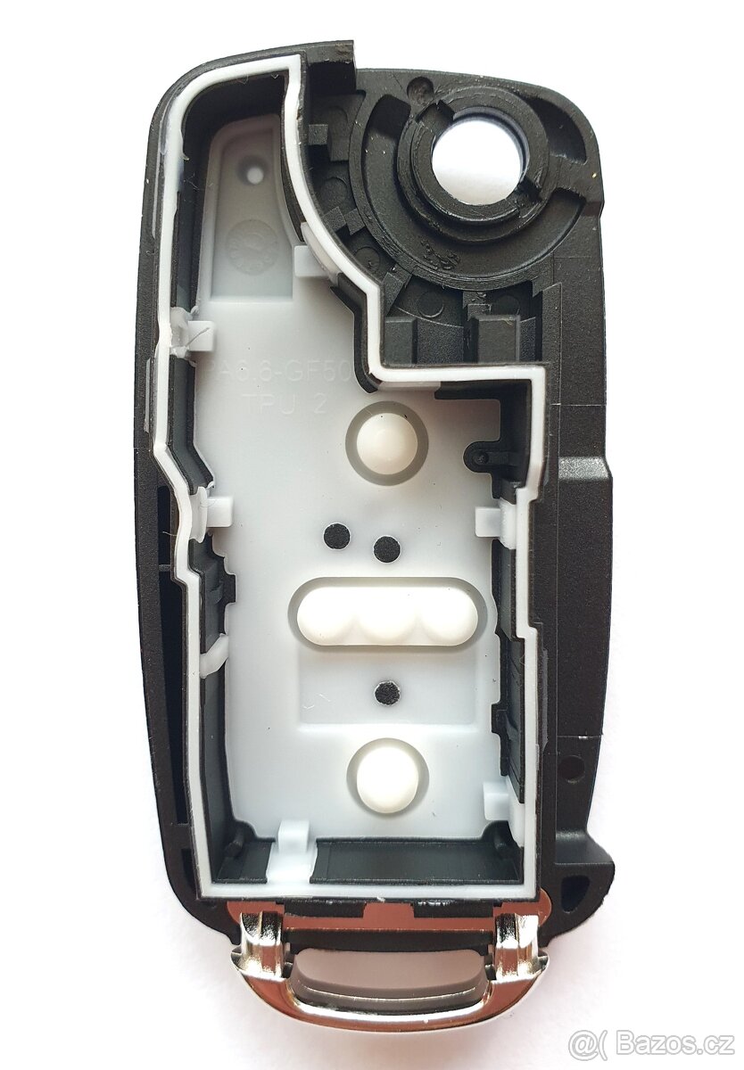 Klíč Škoda Vw Seat Audi 2 / 3 tlačítka. - 4