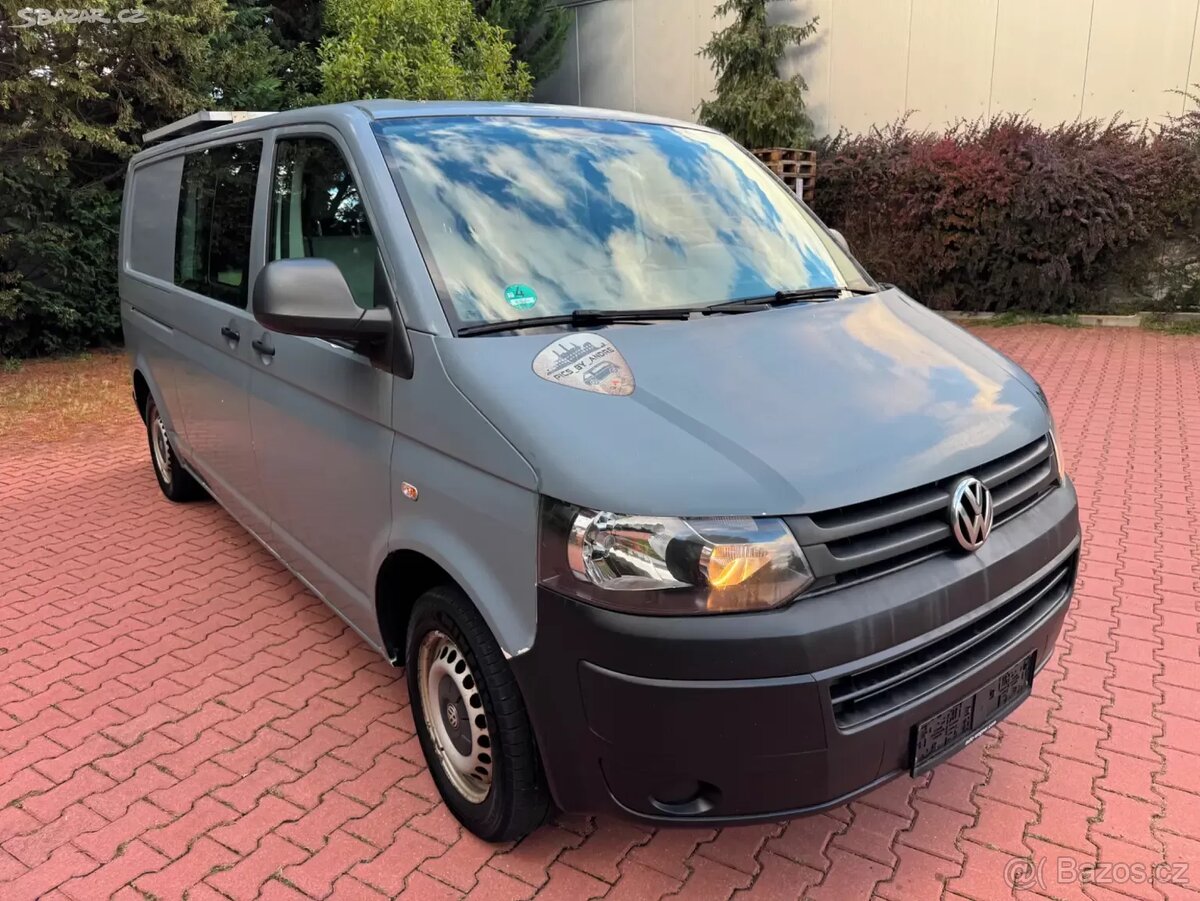 VW T5 Transporter 2.0 TDI Long,2015,Webasto,Solár,Tažné,Obyt - 4