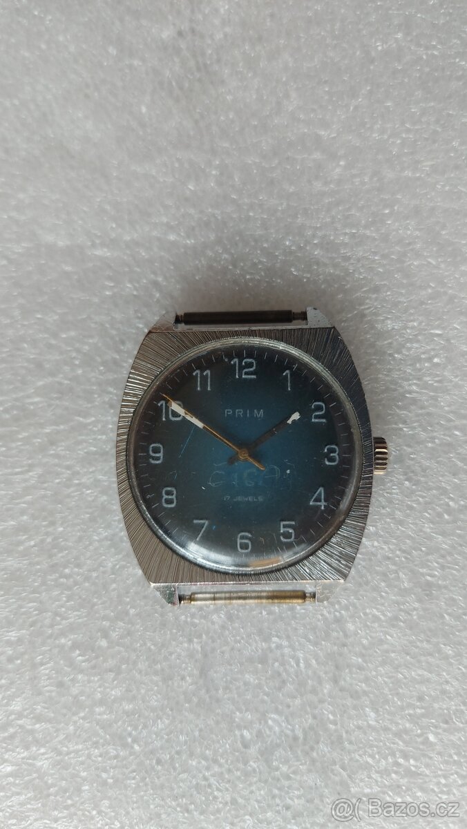 pánské hodinky Prim 66, modrý ciferník, - 4