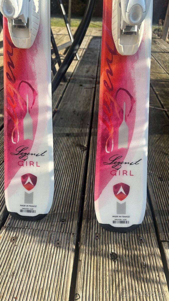 Lyže 128cm Dynastar dívčí, Lyžařské boty 280mm Wedze - 4