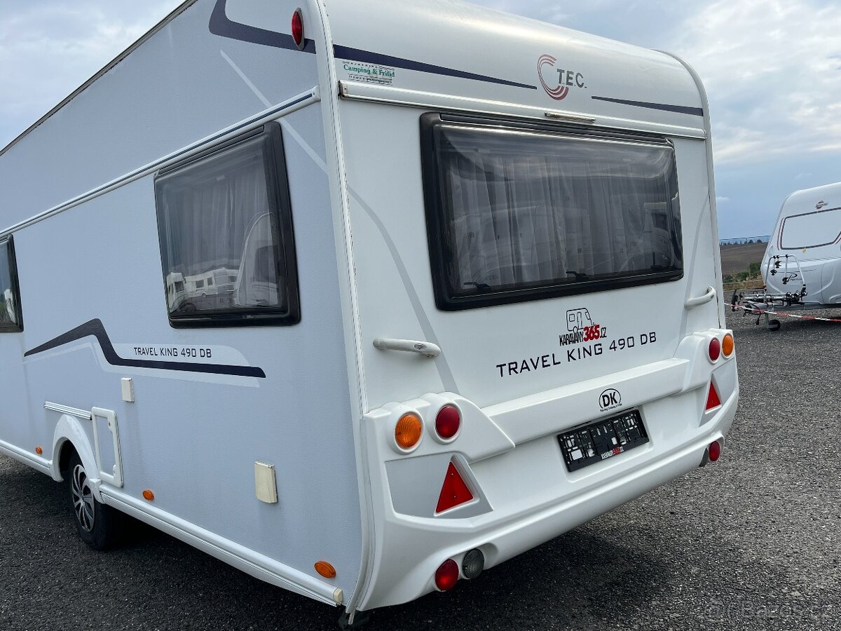 Karavan TEC Travel King 490, předstan, královská postel - 4