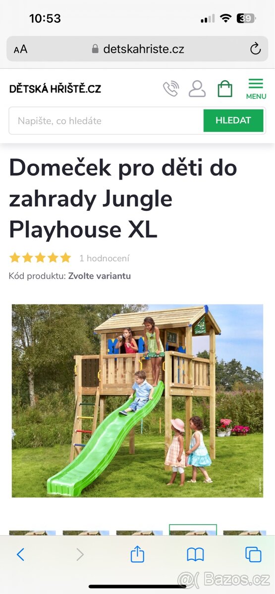 Domeček pro děti do zahrady Jungle Playhouse XL - 4