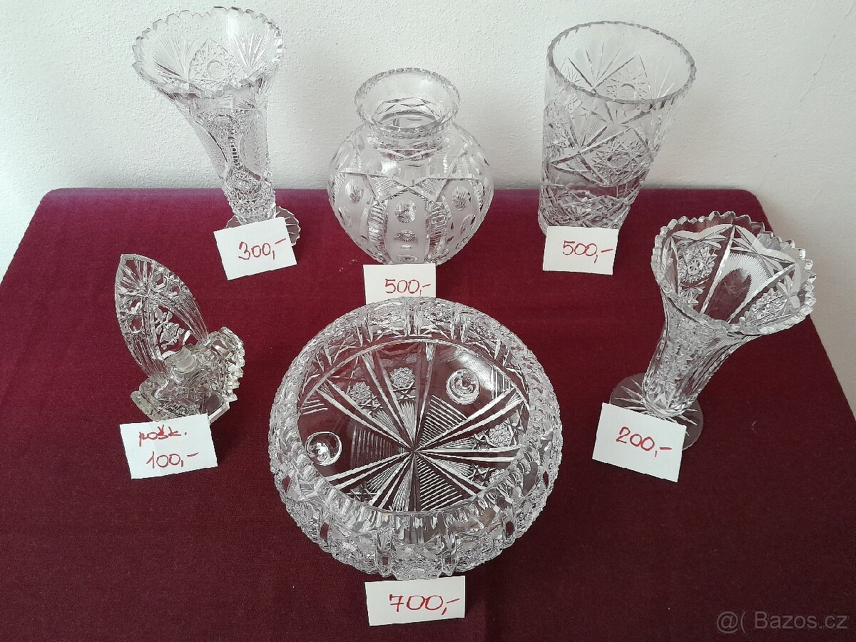 Broušené sklo, - 4