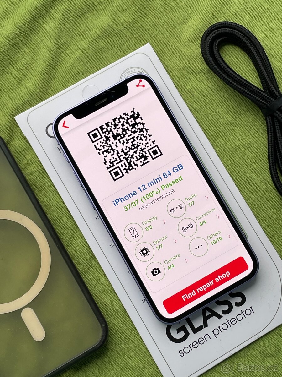 🍏 Apple Iphone 12 MiNi Purple 64GB 🍎 100% baterie 🔋 - 4