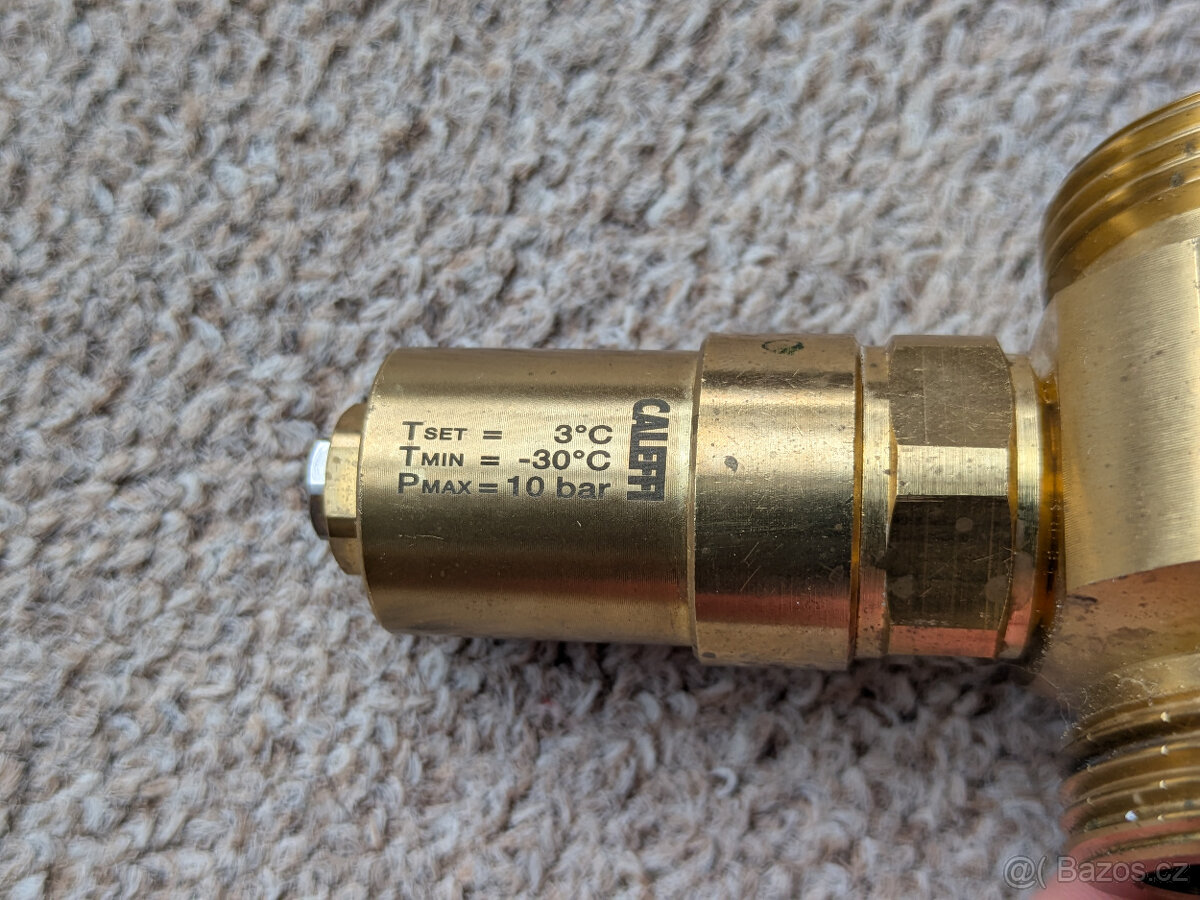Caleffi protizámrzné ventily 5/4" + kulový filtrventil DN32 - 4