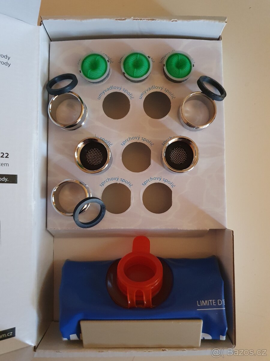Sada spořičů vody - perlátory, sprchové spořiče a další - 4