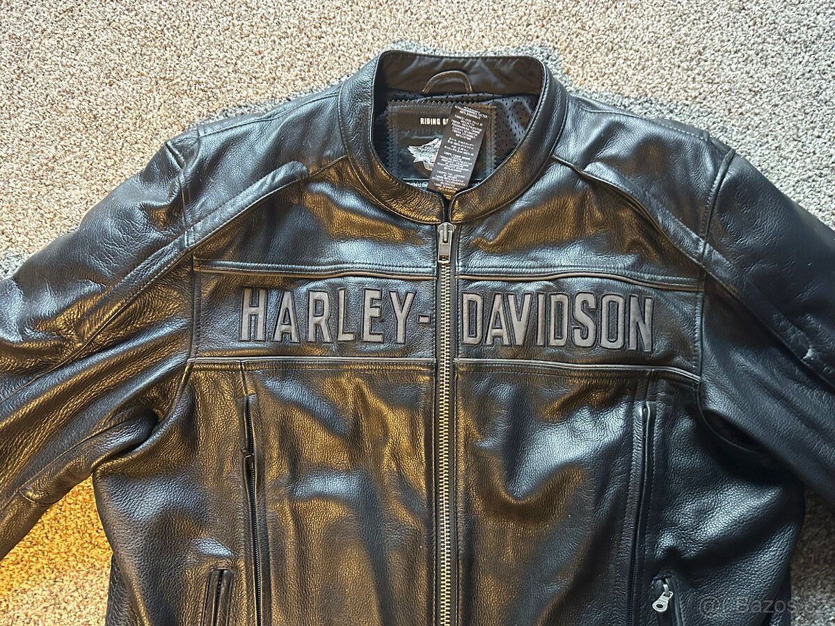 Kožená bunda originál Harley Davidson - 4