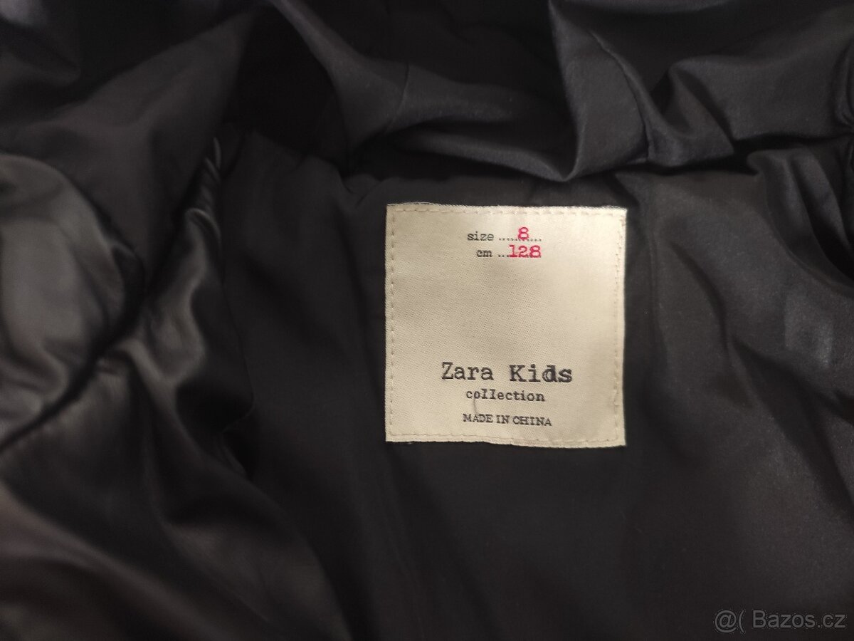 Zimní bunda ZARA vel. 8. let, 128 cm - 4