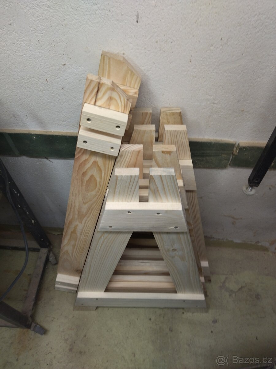 Dřevěné skládací dílenské kozy - 4