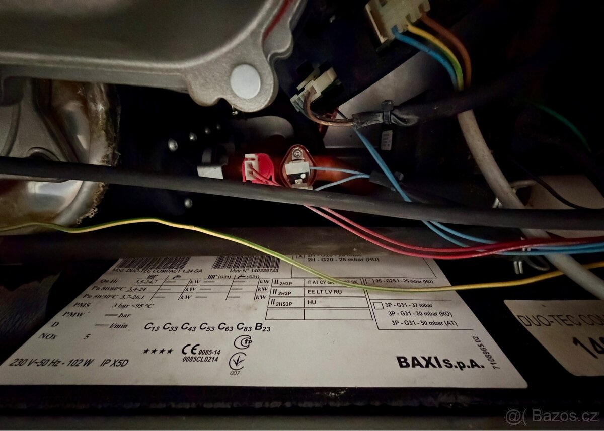 BAXI DUO-TEC COMPACT E 1.24 kondenzační plynový kotel - 4