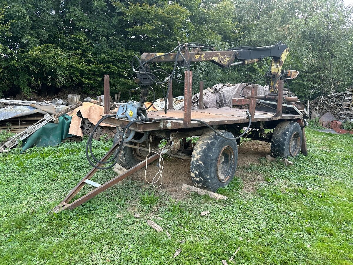 Vyvážečka dřeva za traktor - 4