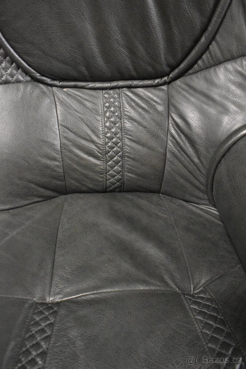 Sedací souprava kožená 2+1 - 4