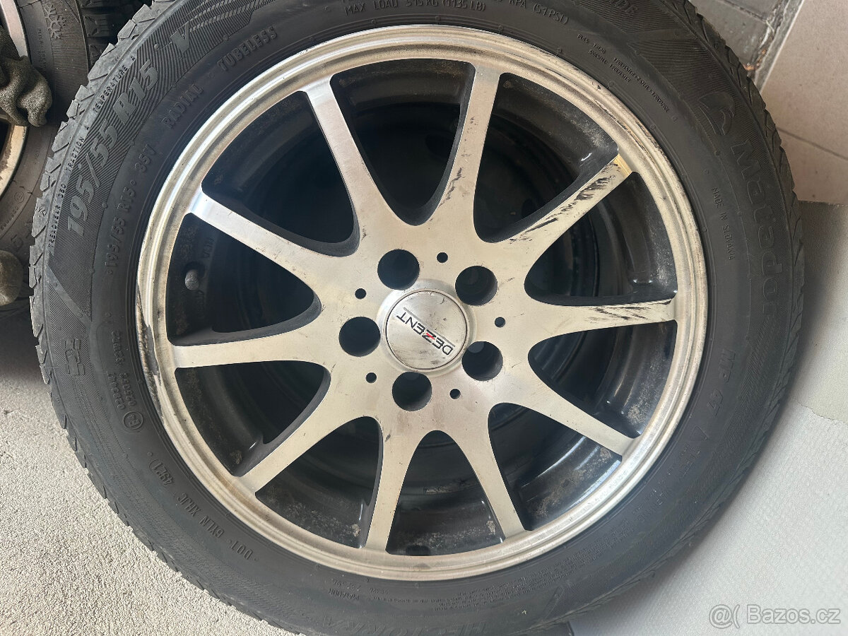 prodám alu kola R15 - 4
