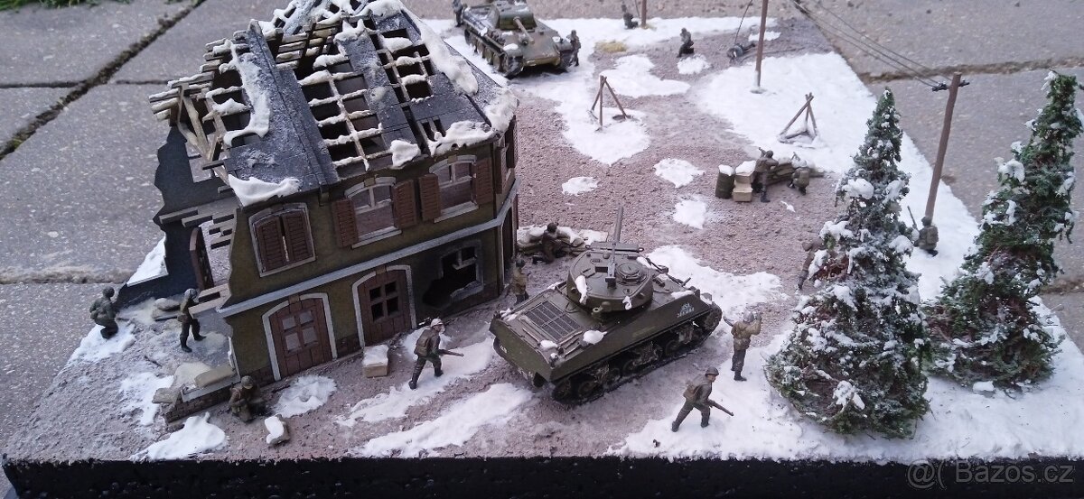 Diorama bitvy v Ardenách 1944 1/72 - 4