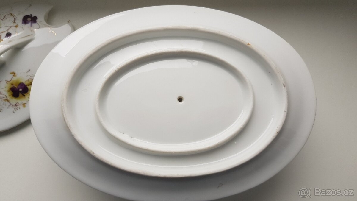 starožitná cukřenka - SECESE - Slavkov - 4