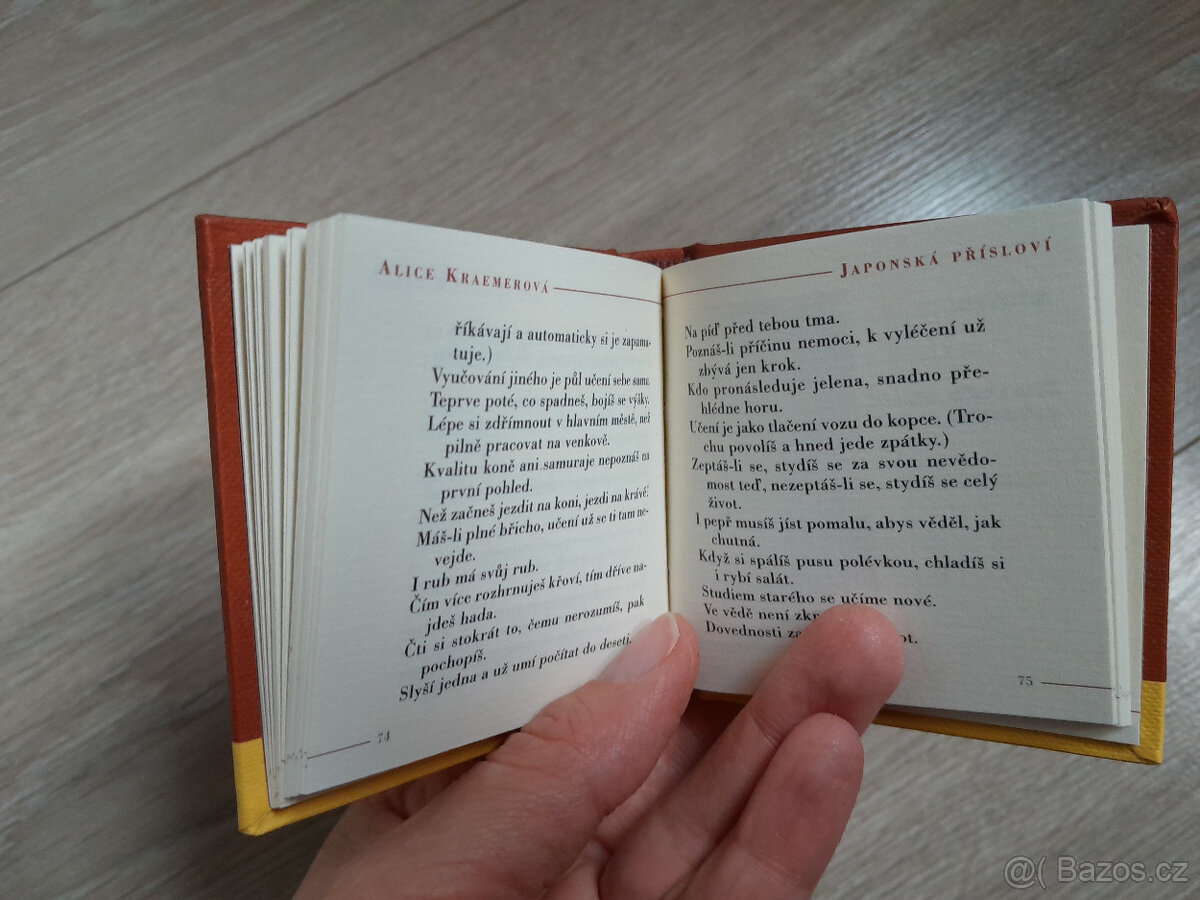 Alice Kraemerová - Japonská přísloví, mini kniha - 4