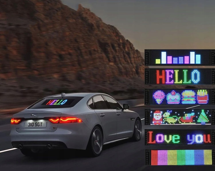 FLEXIBILNÍ REKLAMNÍ LED PANEL PÁS FULL COLOR 60x12cm na 5V - 4