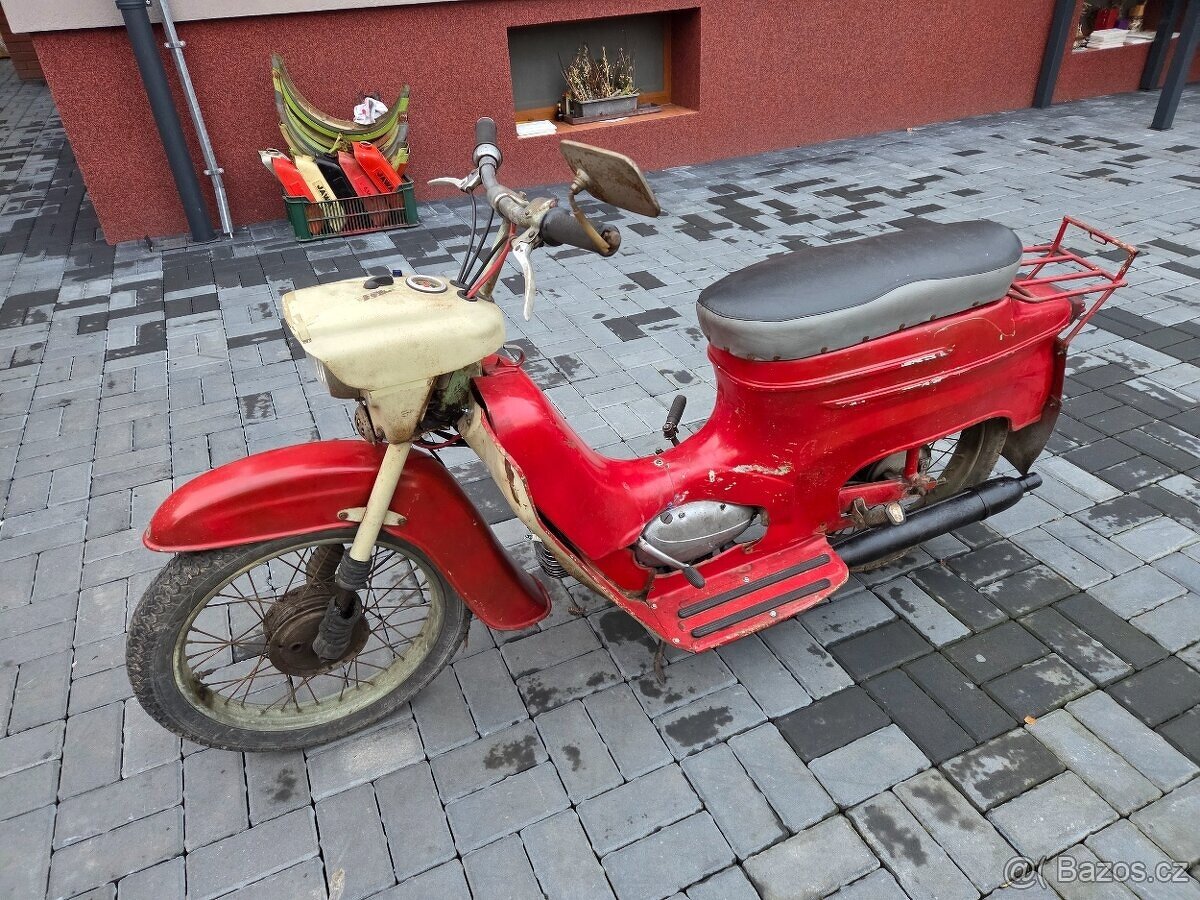 Jawa 20 Pionýr s maďarským TP, vývozní verze SUPER M20 - 4