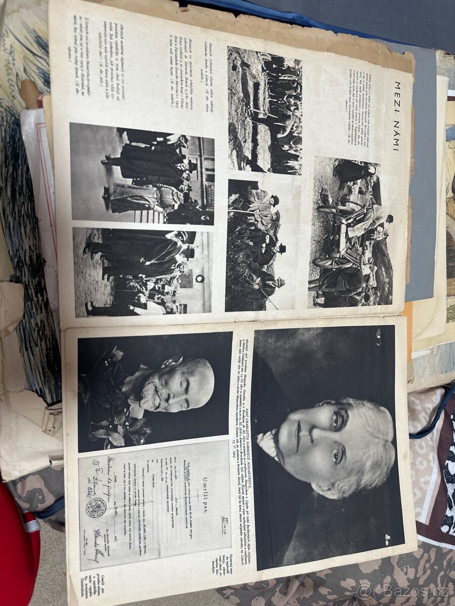 Archivní Plány Vily Krnov (1929) + Tisky TGM (1937) - 4