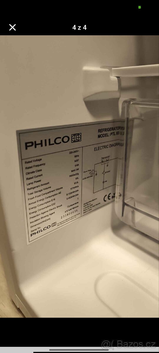 Malá lednice Philco - 4