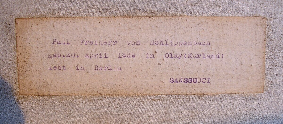 Paul von Schlippenbach - Sanssouci - 4