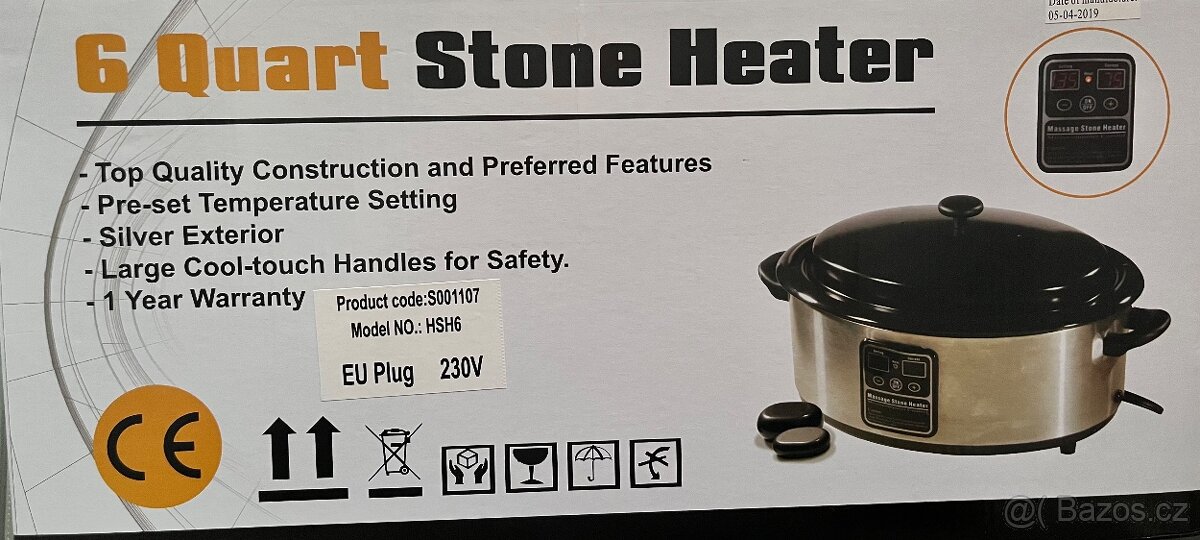 Masážní ohřívač a kameny - 4