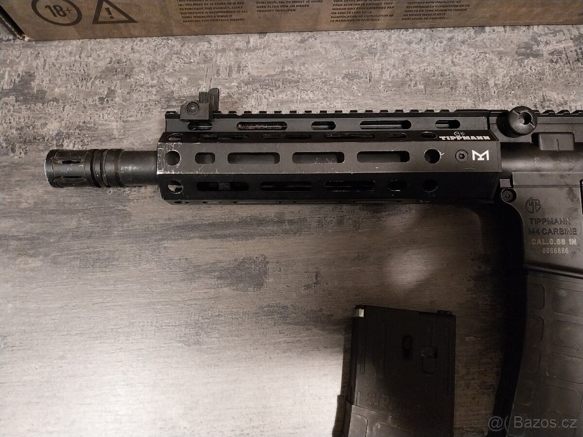 POUŽITÝ-> Tippmann TMC Black ELITE + HPA lahev - 4