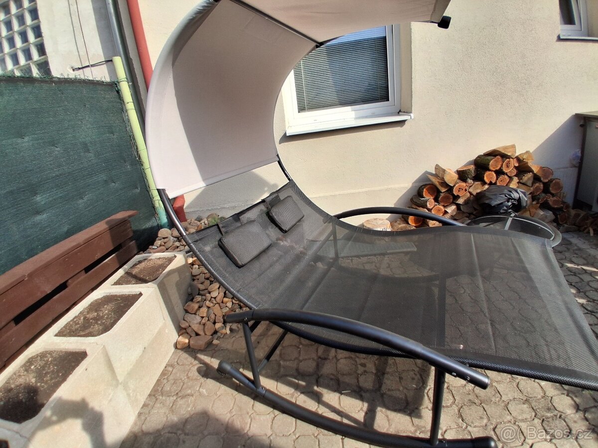 zahradní houpací lehátko pro dva - 4