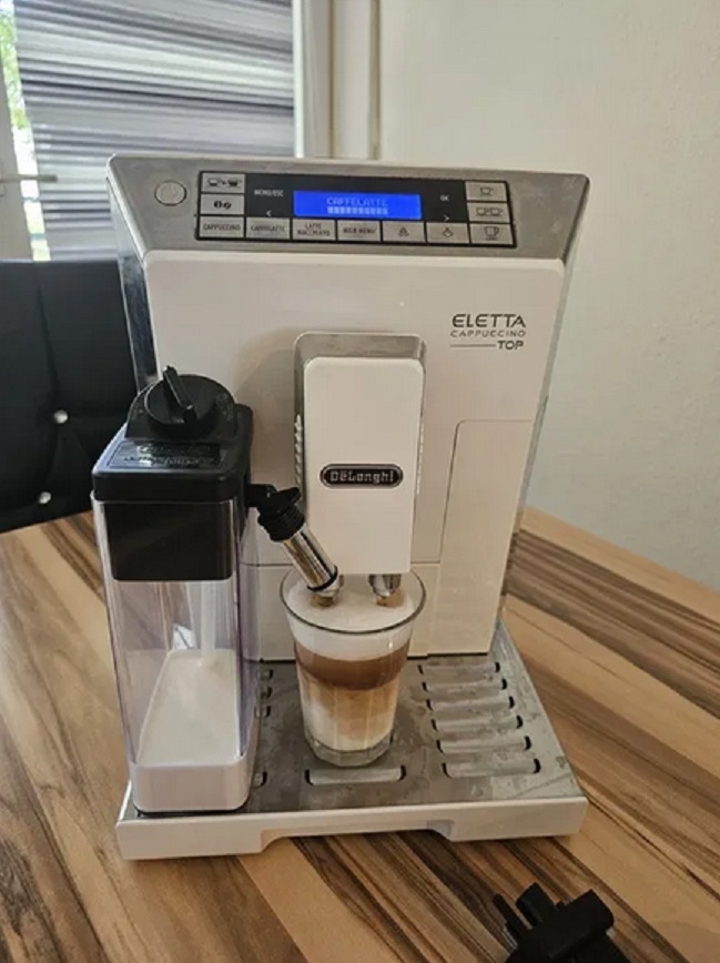 Delonghi eletta cappucino white, kávovar delonghi - 4